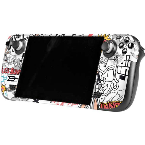 Looney Tunes Bugs Bunny Patches Steam Deck Handheld Gaming Computer Skin